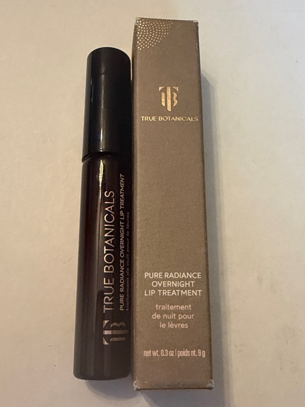 True Botanicals Pure Radiance Overnight Lip Treatment.